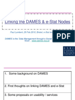 Linking The DAMES & E-Stat Nodes