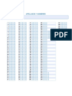 Lista de apellidos y nombres