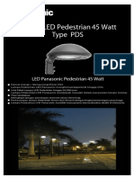Brosur Panasonic Lampu Taman 45W Tipe PDS Auto Dimming