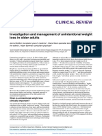 2011 Investigation and Management of Unintentional Weight Loss in Older Adults PDF