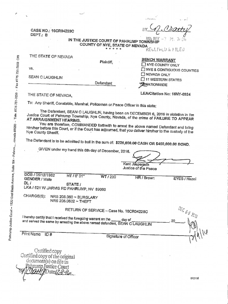 Bench Warrant
