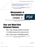 Measuring Cost Behavior