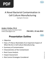 A Novel Bacterial Contamination in Cell Culture Manufacturing PDF