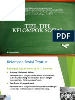 Tipe-Tipe Kelompok Sosial