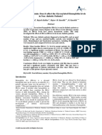 Iron Deficiency Anemia- Does it affect the Glycosylated Hemoglobin levels in Non- diabetic Patients?