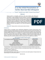 Acute Stroke as the Initial Presentation of Takayasu Arteritis