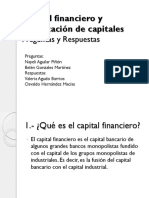 Capital Financiero y Exportación de Capitales (Preguntas y Respuestas)