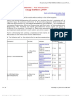 Engg Services 2009: APPENDIX 1 - Plan of Examination