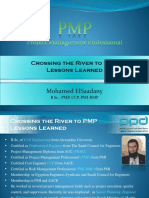Mohamed Elsaadany: Crossing The River To PMP Lessons Learned