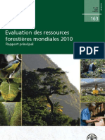 L'Evaluation Des Ressources Forestières Mondiales 2010 - FRA2010 - FAO