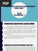 Pengertian Kreativitas Menurut Para Ahli