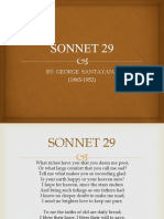 Sonnet 29