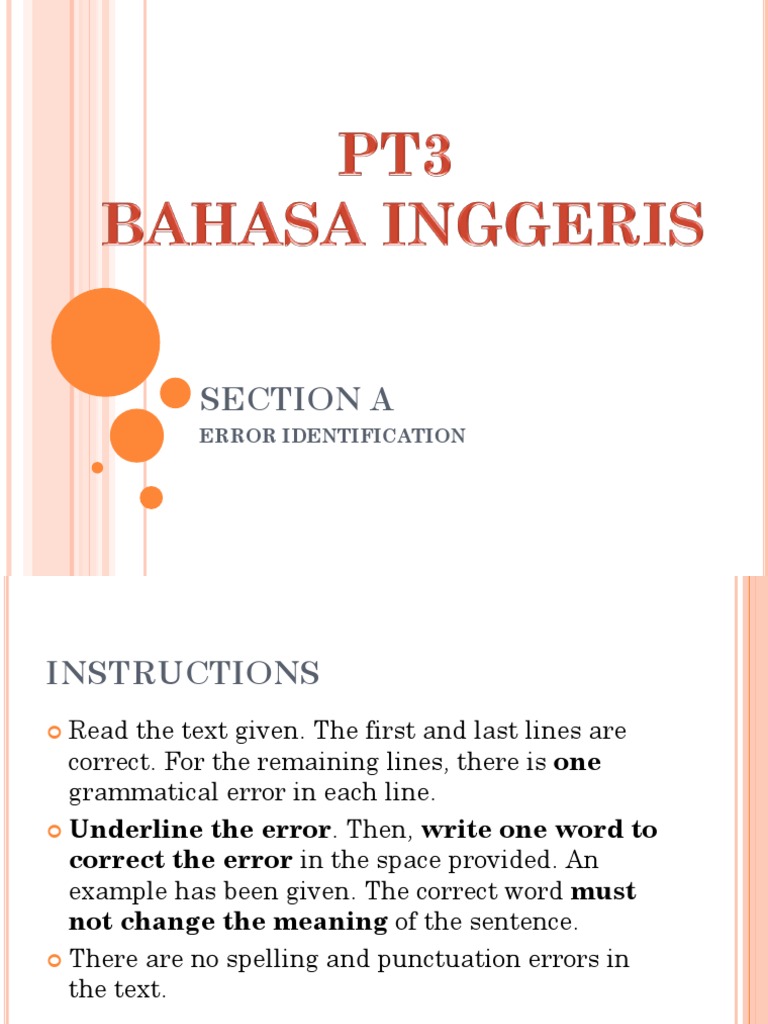 Grammatical Error Correction Exercise | PDF