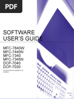 Brother MFC 7840W Software Users Guide