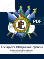 Ley Orgánica Del Organismo Legislativo PDF