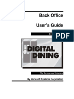 Digital Dining Office Manual