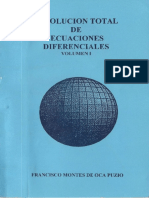 Resolucion Total D Ecuaciones-Francisco Montes de Oca-15 Edicion-Volumen 1 PDF