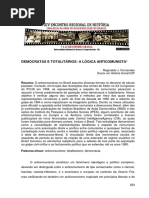 DEMOCRATAS E TOTALITÁRIOS
