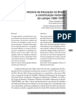 História da Educação no Brasil - a constituição história do campo (1880-1970).pdf