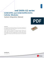 SARA G3 U2 - SysIntegrManual - (UBX 13000995) PDF