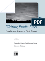 Writing For The Public: Argumentation and Imagination