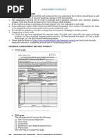 Assignment Guidance