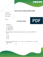 Soal Eco Challenge 2018 PDF