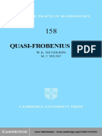 (W. K. Nicholson, M. F. Yousif,) Quasi-Frobenius R