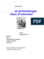 Makalah Perkembangan Islam Di Indonesia ASLI
