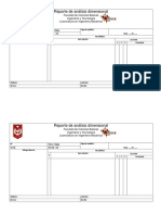 Reporte de Análisis Dimensional: Facultad de Ciencias Básicas Ingeniería y Tecnología Licenciatura en Ingeniería Mecánica