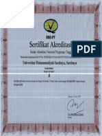 Sertifikat Akreditasi Institusi B PDF