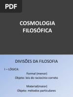 COSMOLOGIA FILOSÓFICA