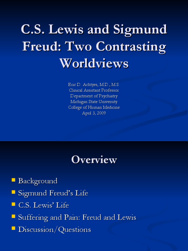C S Lewis and Sigmund Freud | PDF