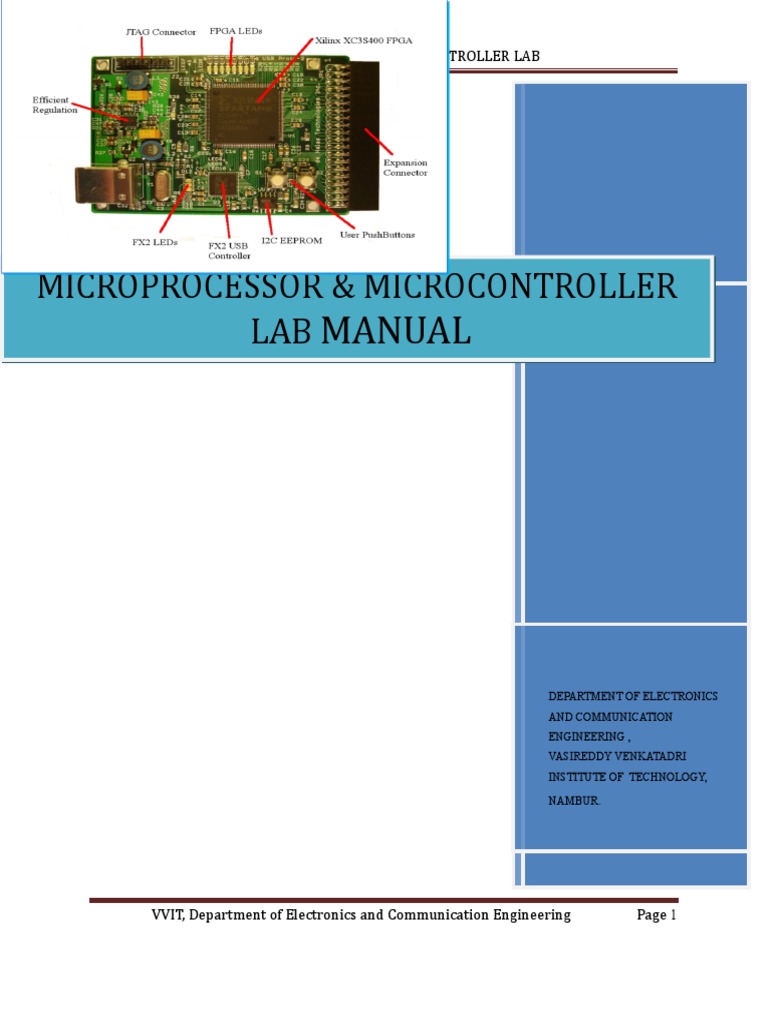 NBA Final MPMC Lab Manual | PDF | Assembly Language | Central ...