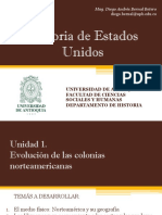 Cronograma de Sesiones y Exposiciones Historia de EEUU