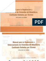 Manual para La Reparacion y Mantenimiento de Viviendas de Alb. Confinada - Pnud PDF