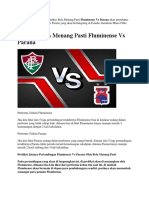 Prediksi Bola Menang Pasti Fluminense Vs Parana