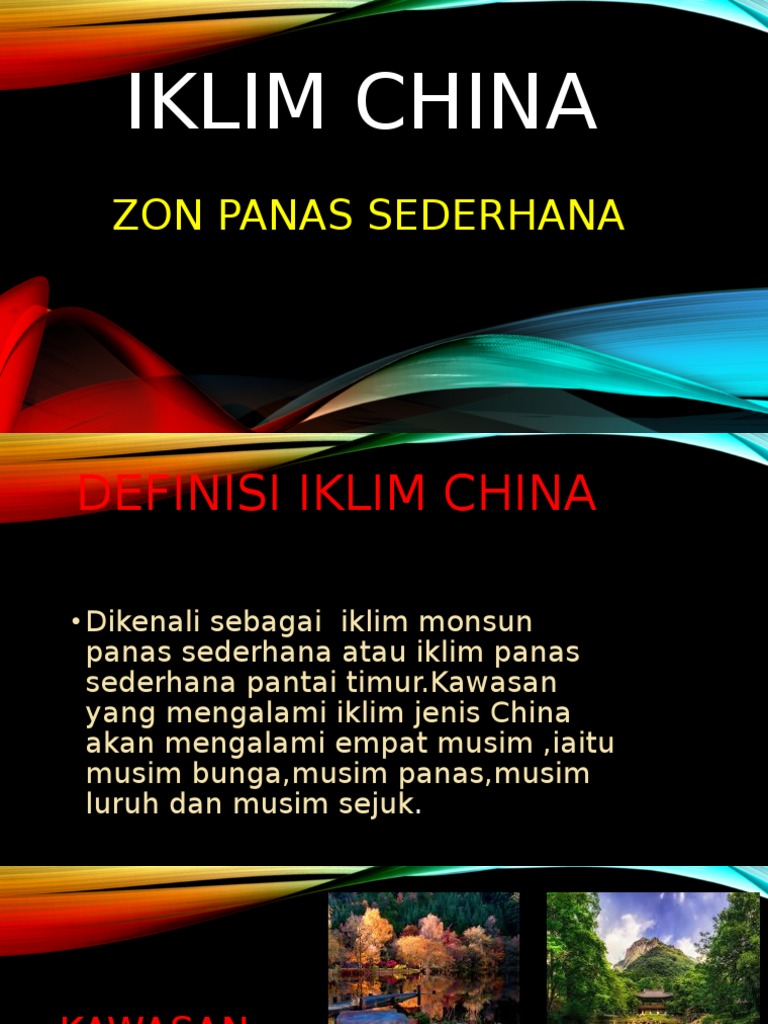 Iklim China Suhu Musim Panas