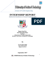 Textile Internship Report