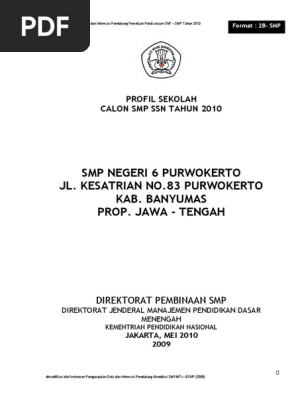Format Profil Sekolah Smp Negeri Jakarta : Proposal Pengajuan Dana Rehab Aula Sekolah / Text of format profil sekolah sma.