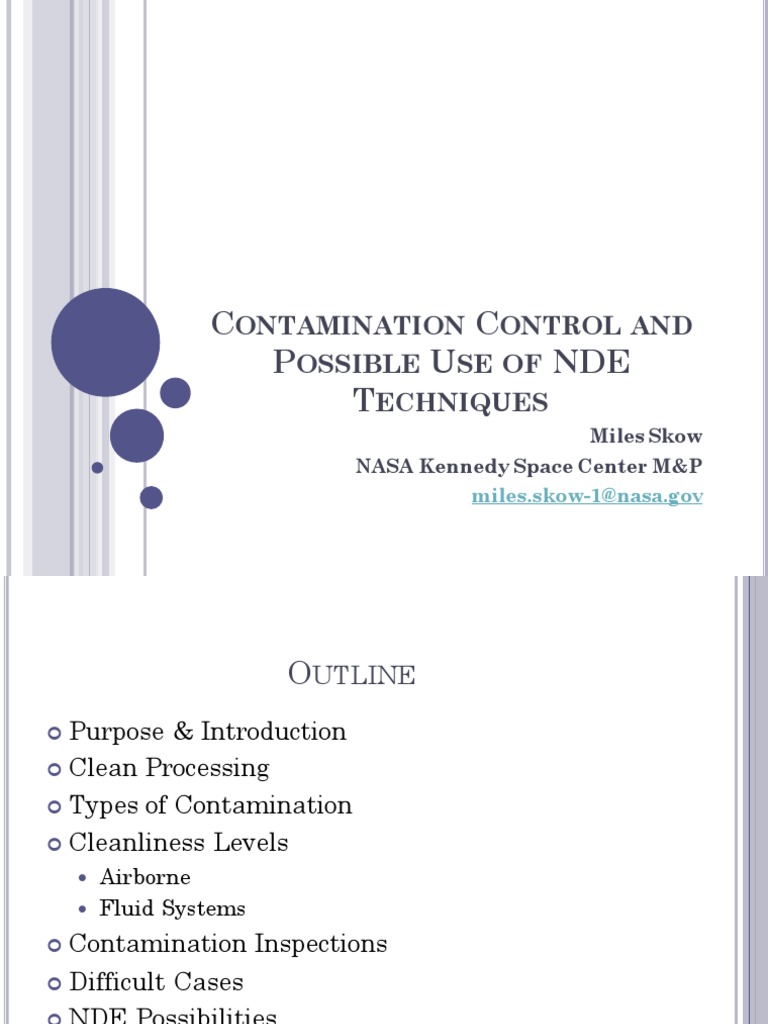 Contamination Control in Spacecraft | PDF | Spaceflight | Spacecraft