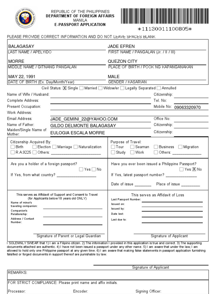PDF Ni Eji | PDF | Passport | Immigration Law