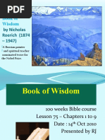 Book of Wisdom: A Painting Entitled