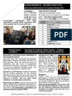 Help Fire-Displaced Residents - We Need Your Vote! Garnethill Community Council Elections On Tuesday October 9th