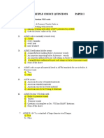 Multiple Choice Questions Paper I: ASME Awareness and Section VIII Code. 1