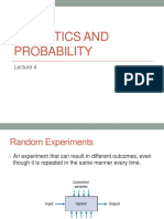 Statistics and Probability Lec 4