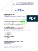 Documents - Tips - Model Plan de Afaceri PDF