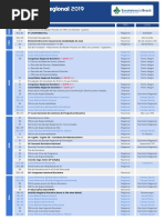 Calendário Regional 2019