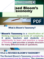 Bloom's Taxonomy - My Presentation