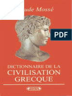Dictionnaire de La Civilisation Grecque (Claude Mossé)
